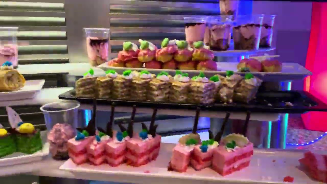 Dinner @ The Three Corners Fayrouz Plaza Beach Resort, Marsa Alam, Port Ghalib, Egypt - 4K
