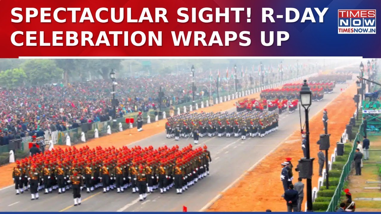 At Kartavya Path, Republic Day Celebrations Conclude, Prez Murmu Departs For Rashtrapati Bhawan