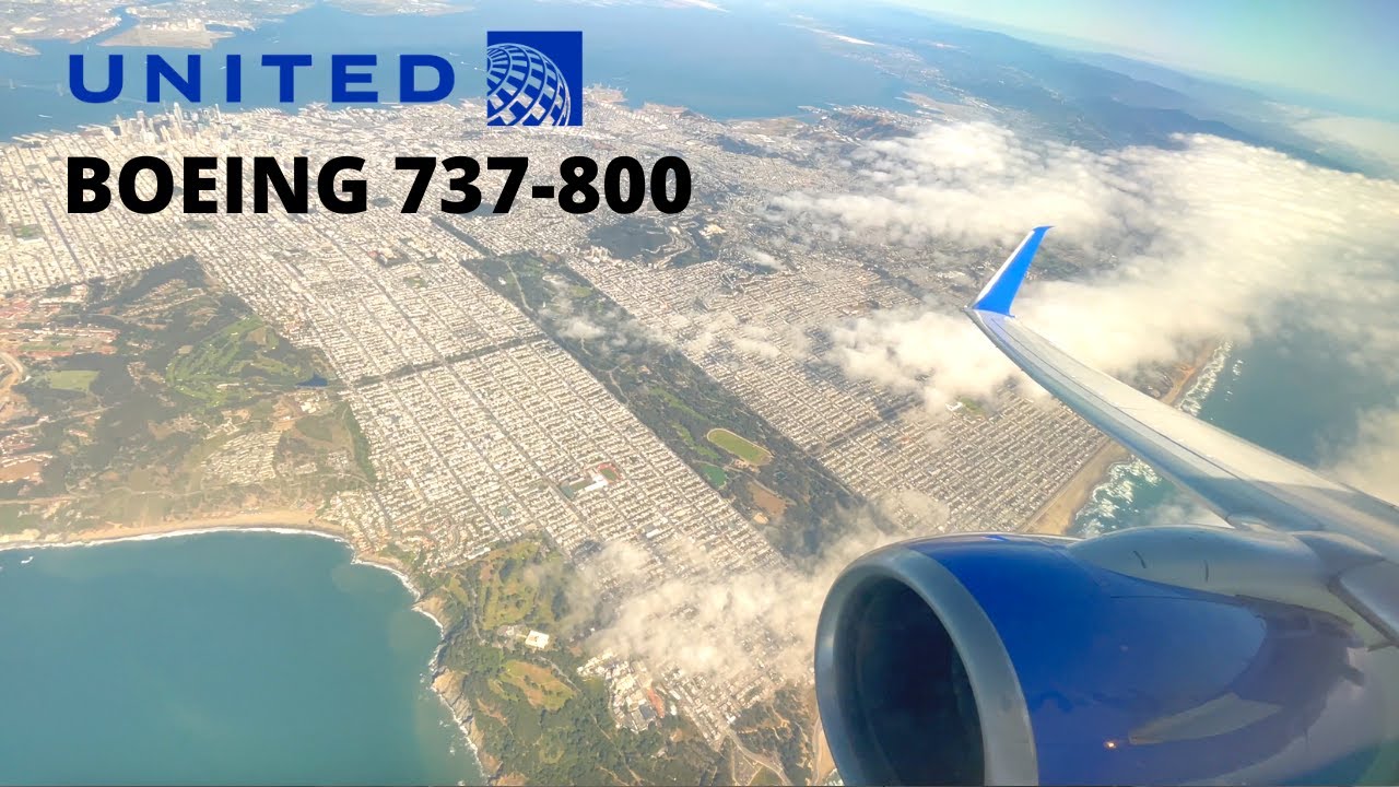[4K] AWESOME SAN FRANCISCO TAKEOFF | United Airlines Boeing 737-800 | San Francisco - Vancouver YVR