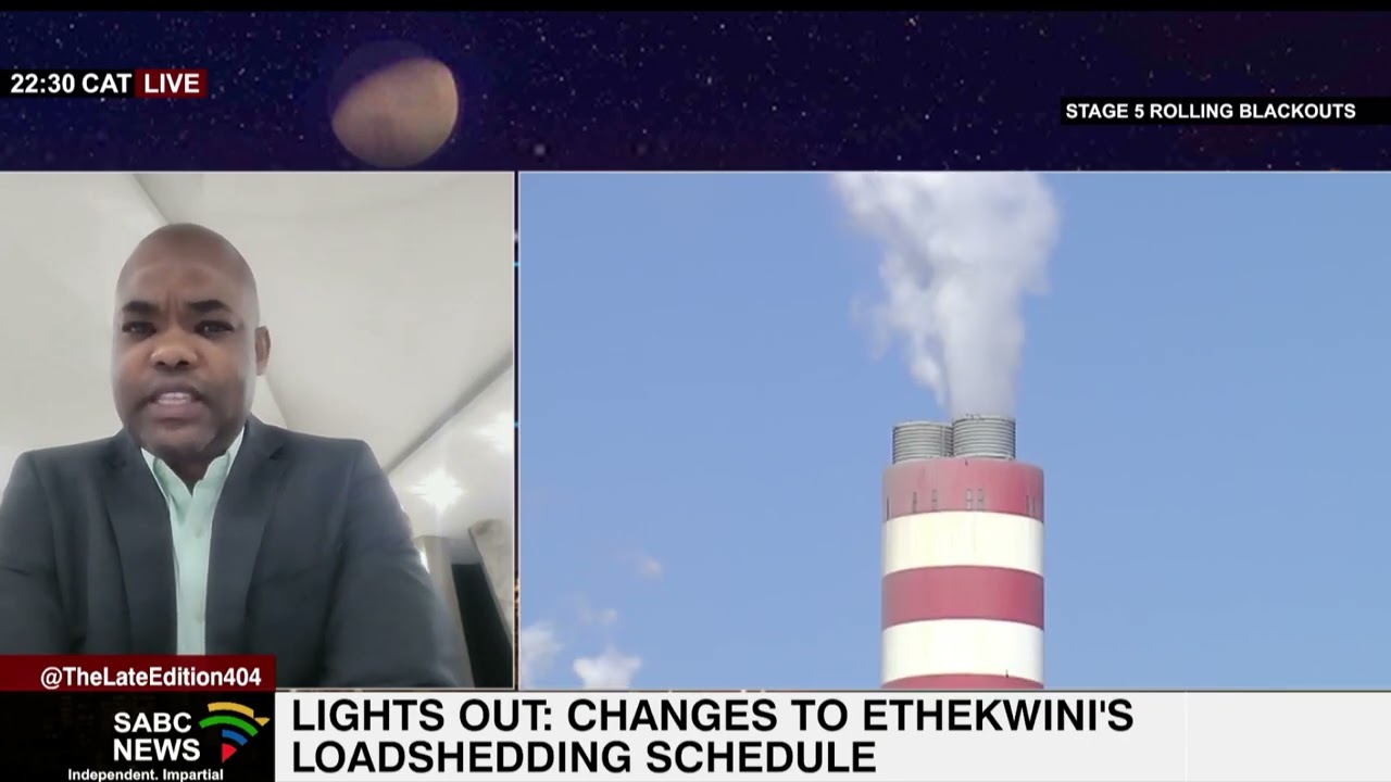 eThekwini Municipality amends its national load shedding schedule: Maxwell Mthembu