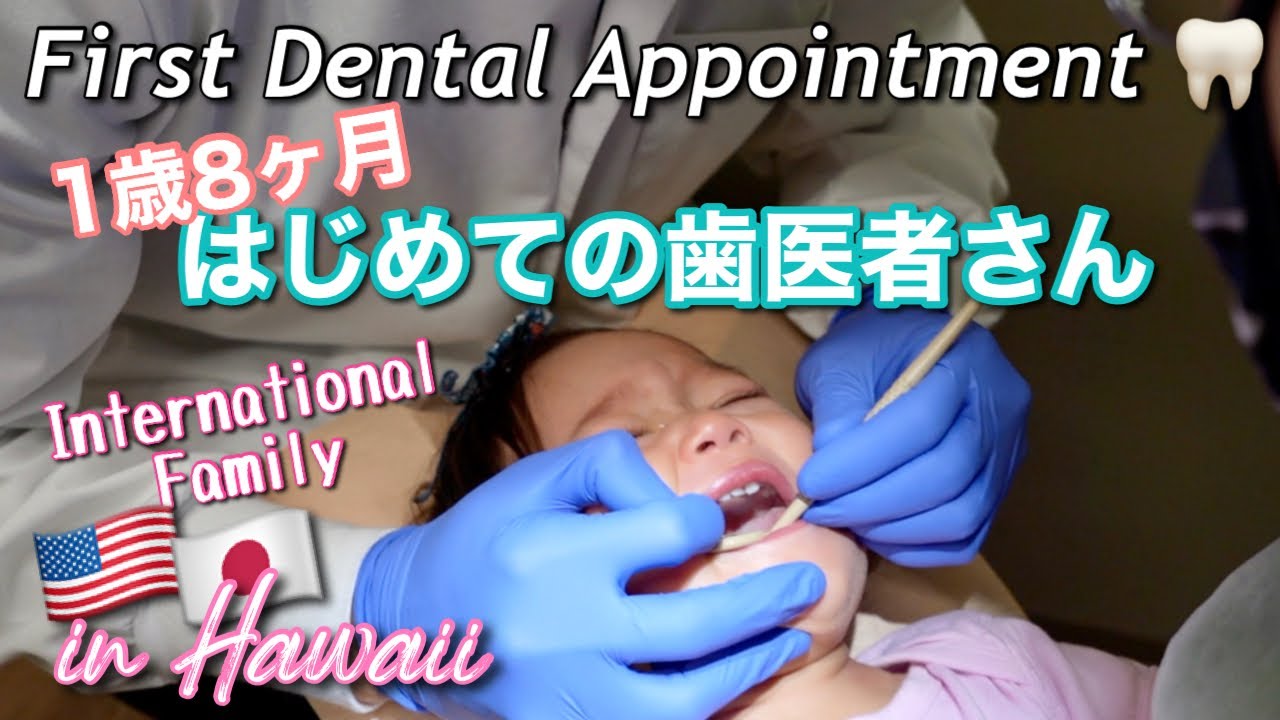 【アメリカの歯科検診に密着】一歳児はじめての歯医者さん | ONE YEAR OLD FIRST DENTIST VISIT | ほぼノーカットでお見せします | 赤ちゃん大号泣 | ハワイ生活