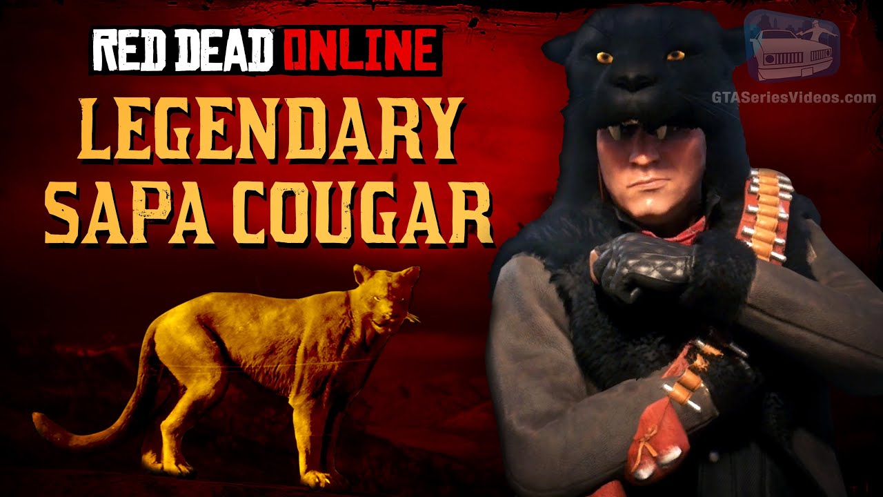 Red Dead Online - Legendary Sapa Cougar Mission [Animal Field Guide]