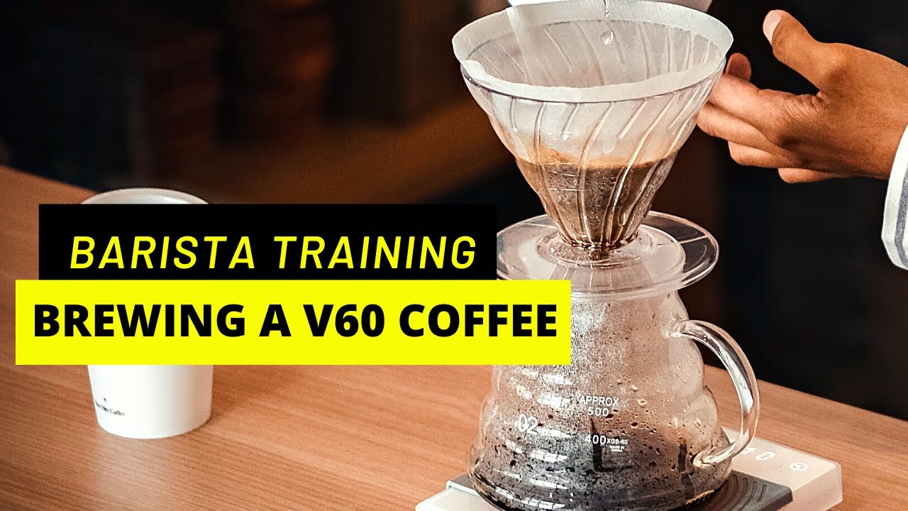 Hario v60 pour over coffee recipe /How to  make coffee using the hario v60 method (V60 brew guide)