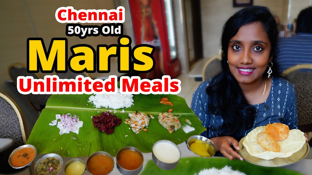 Rs 27/- 50 Yrs of Unlimited Meals I Hotel Maris Chennai | Tastee with Kiruthiga