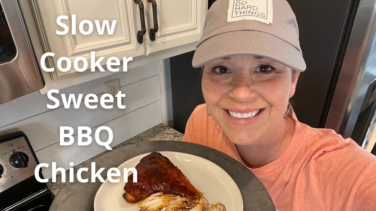 How to make the best BBQ chicken in the crock pot | Miss Annie's recipes | Slow Cooker Sweet Chicken