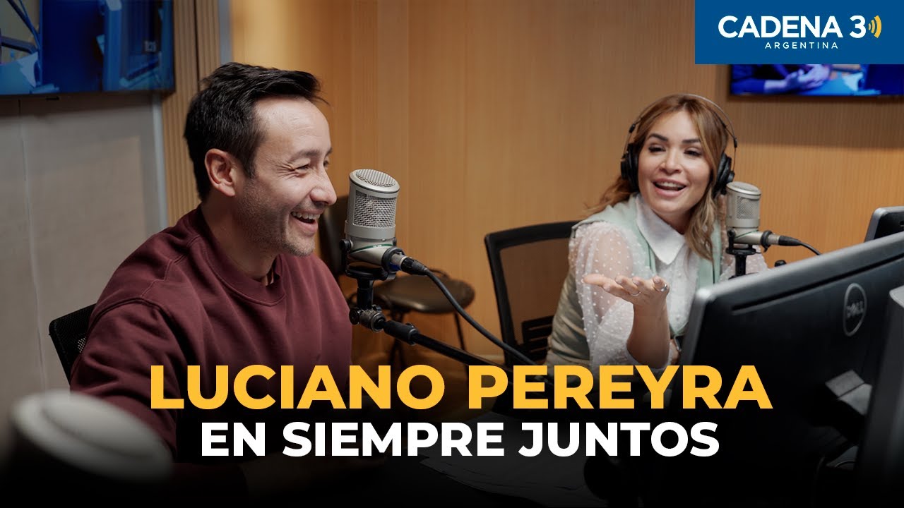 ¿Conductor de RADIO? Luciano Pereyra SORPRENDIÓ en Cadena 3 Argentina