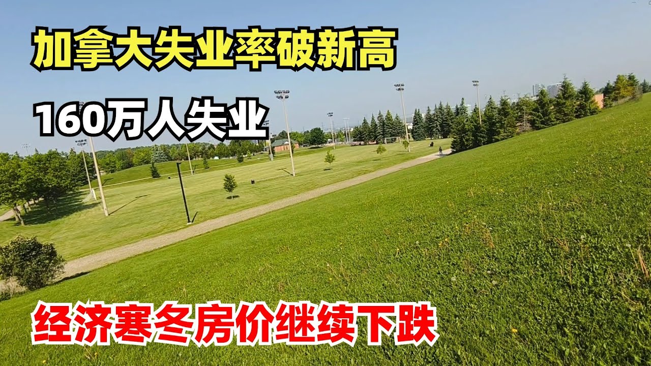 加拿大失业率破新高，160万人失业，经济寒冬房价继续下跌