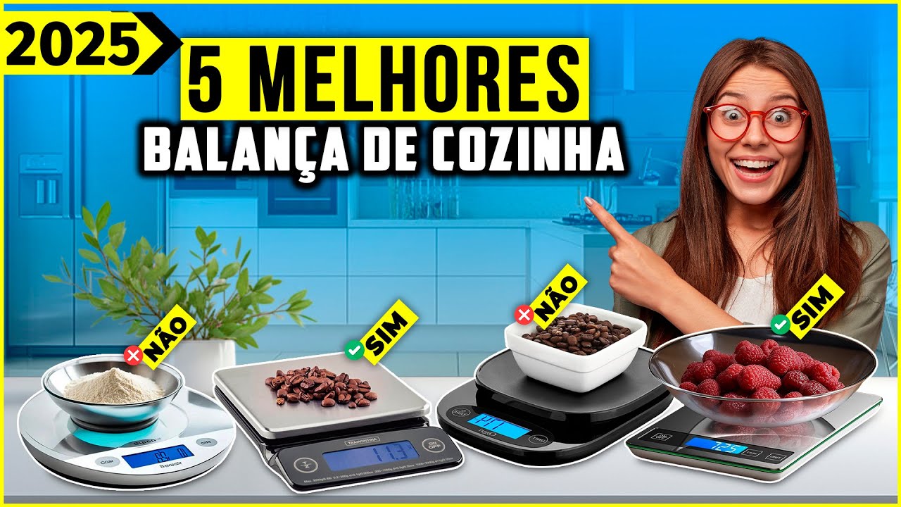 As 5 Melhores Balança De Cozinha / Balança Digital Em 2025!