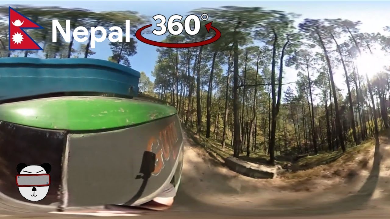 🇳🇵 360&deg; Nepal Bus Ride | Nagarkot-Bhaktapur, Nepal