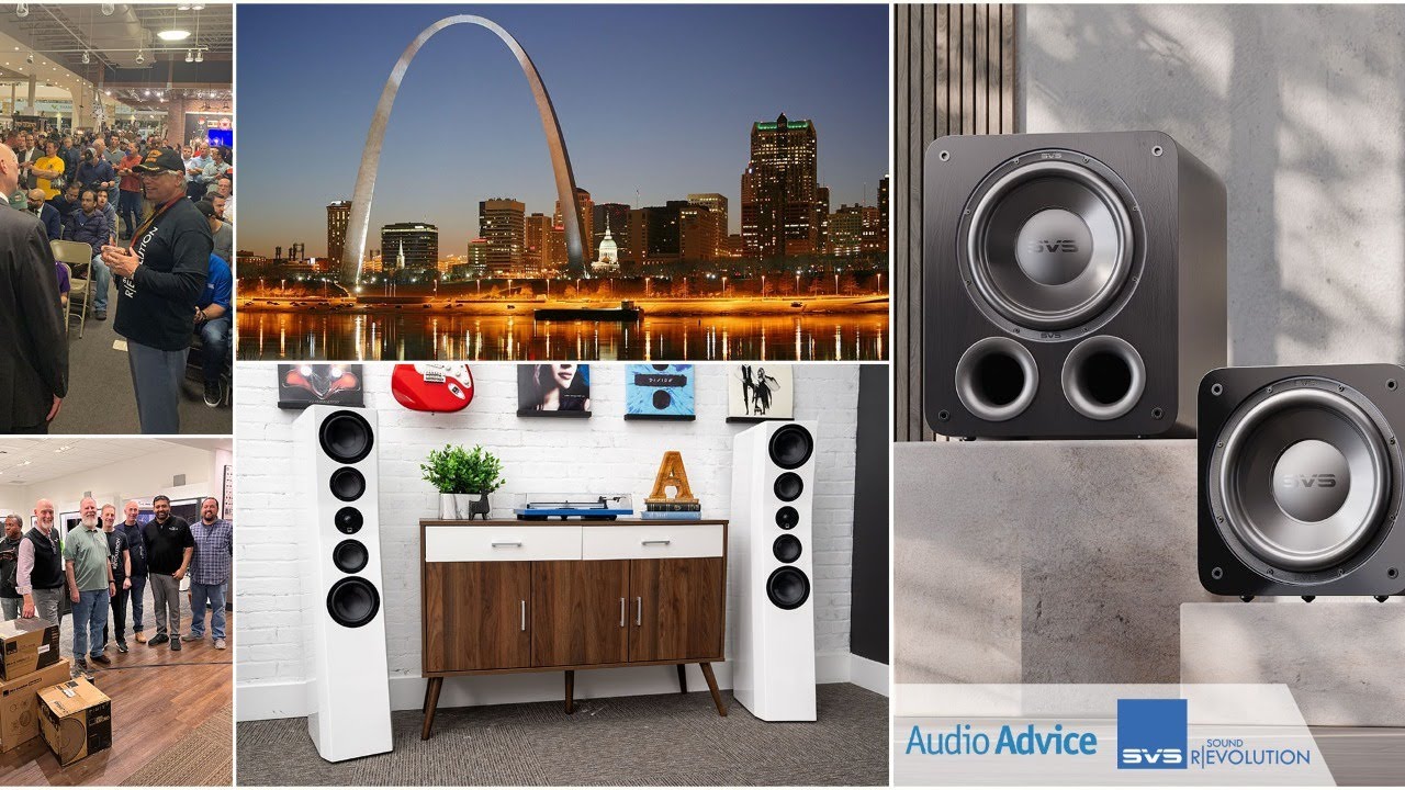 SVS Sound R|Evolution experience Live from Audio Advice St. Louis 📱