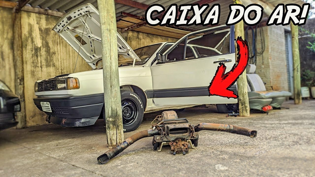 COMO TIRAR A CAIXA DE VENTILAÇÃO DO GOL QUADRADO!