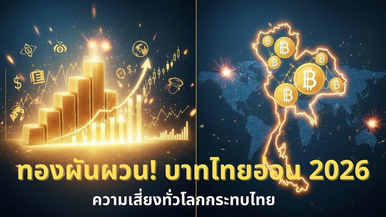 ทองผันผวน! ค่าเงินบาทสั่นคลอนในปี 2026?