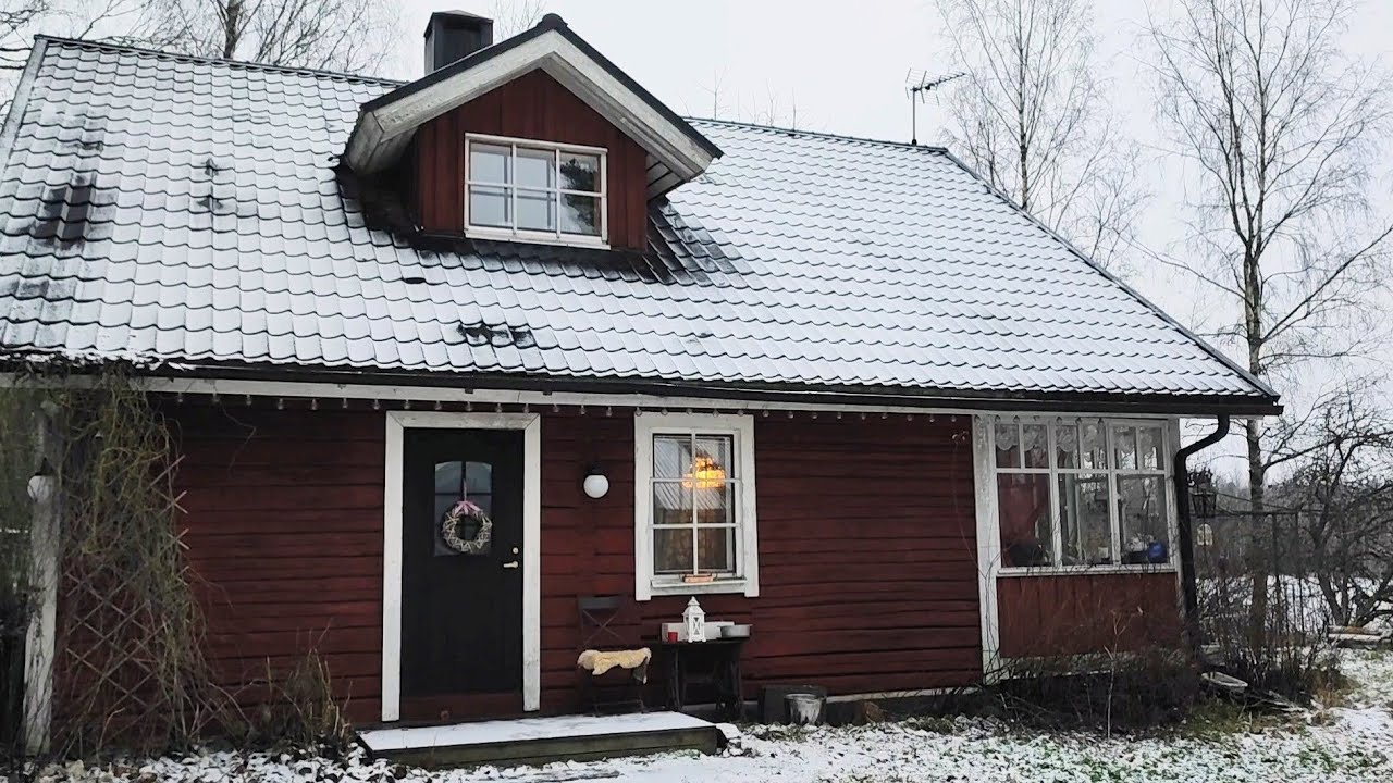 Story 70 - Tinkering alone at the red cottage - Nordic life
