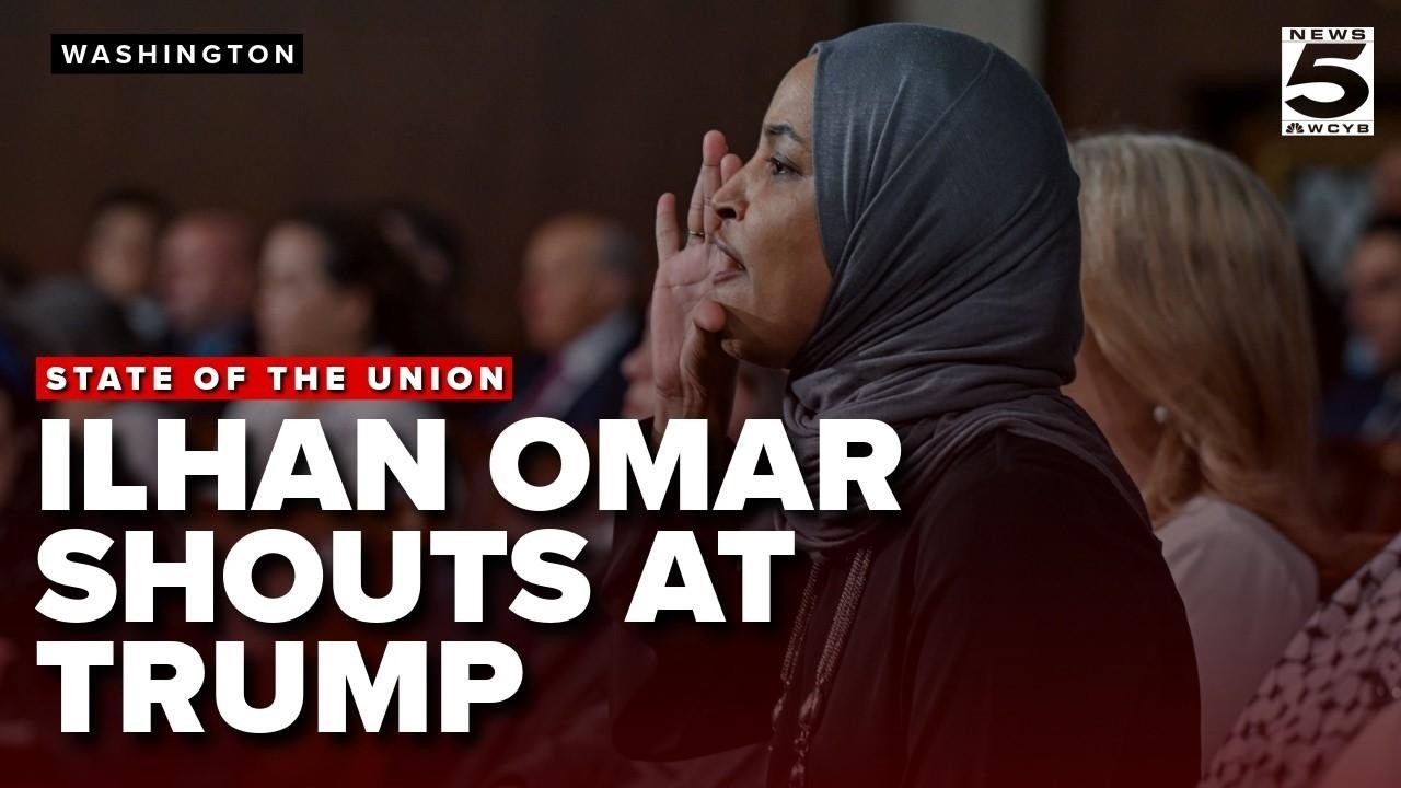 Minnesota Democrat ILHAN OMAR shouts at TRUMP during State of the Union Address   Here's why