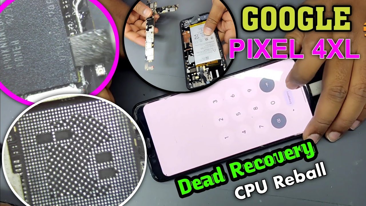 Google Pixel 4xl Dead issue Solve || CPU Reballing by@ranatelecom