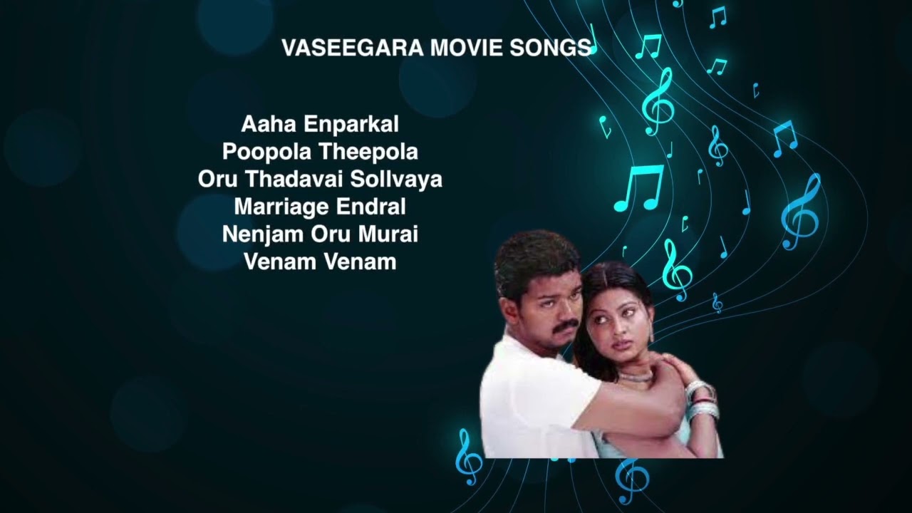 Vaseegara Juke box | vaseegara movie songs #tamilsongs