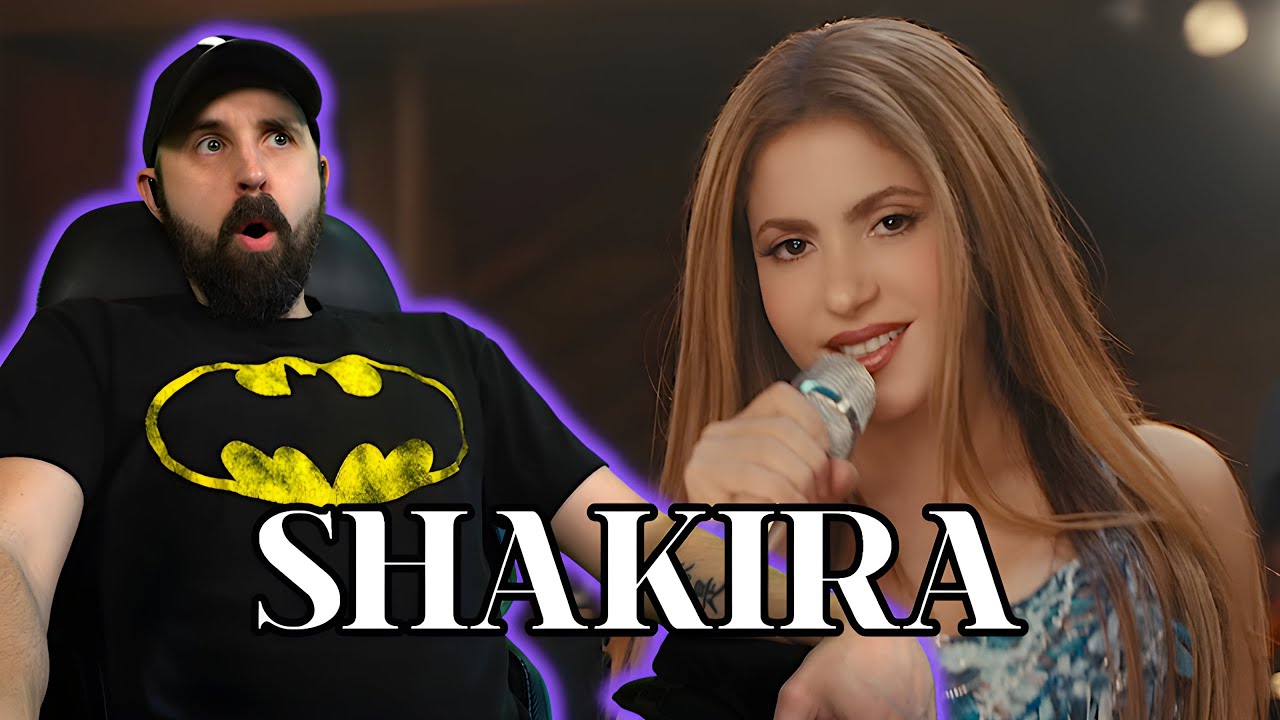 Реакция Шакиры на песню Hips Don't Lie с участием Эда Ширана и Beéle.
