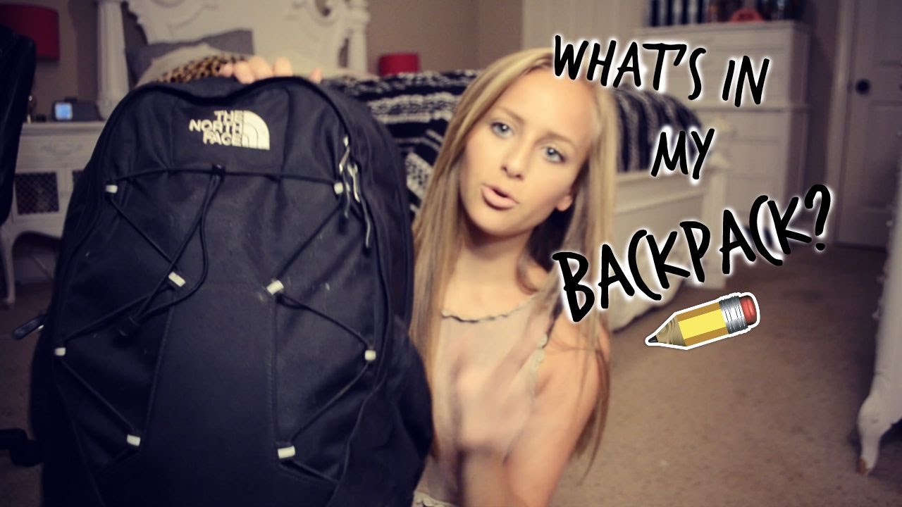 WHAT'S IN MY BACKPACK