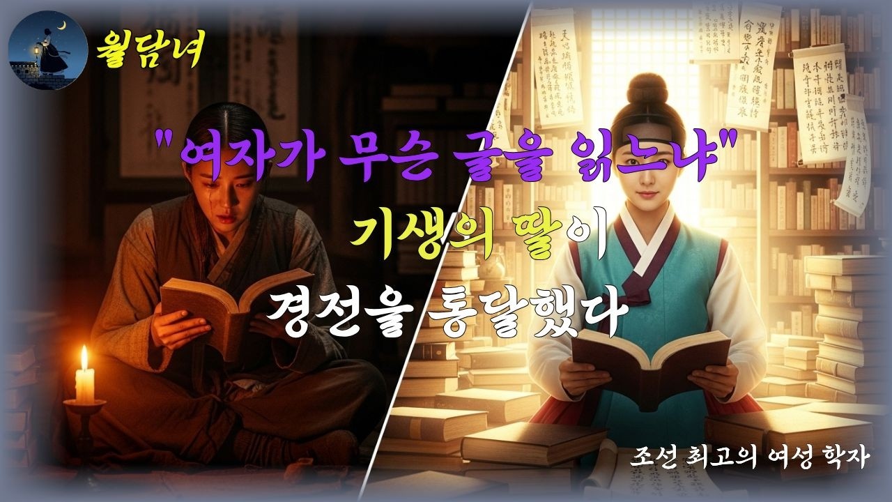 서당 담장 너머 숨어듣던 소녀 -역적의 딸에서 왕의 스승이 되다ㅣ야담 옛날이야기 오디오북 수면동화 전설 설화 민담