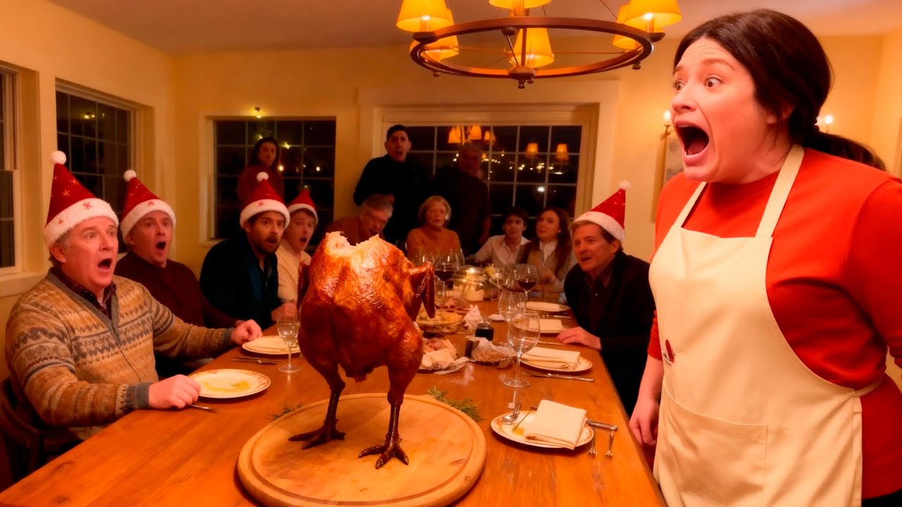 Roast NEW YEAR TURKEY Comes to Life at Family Dinner 🙀 Baked but Alive Animals Compilation