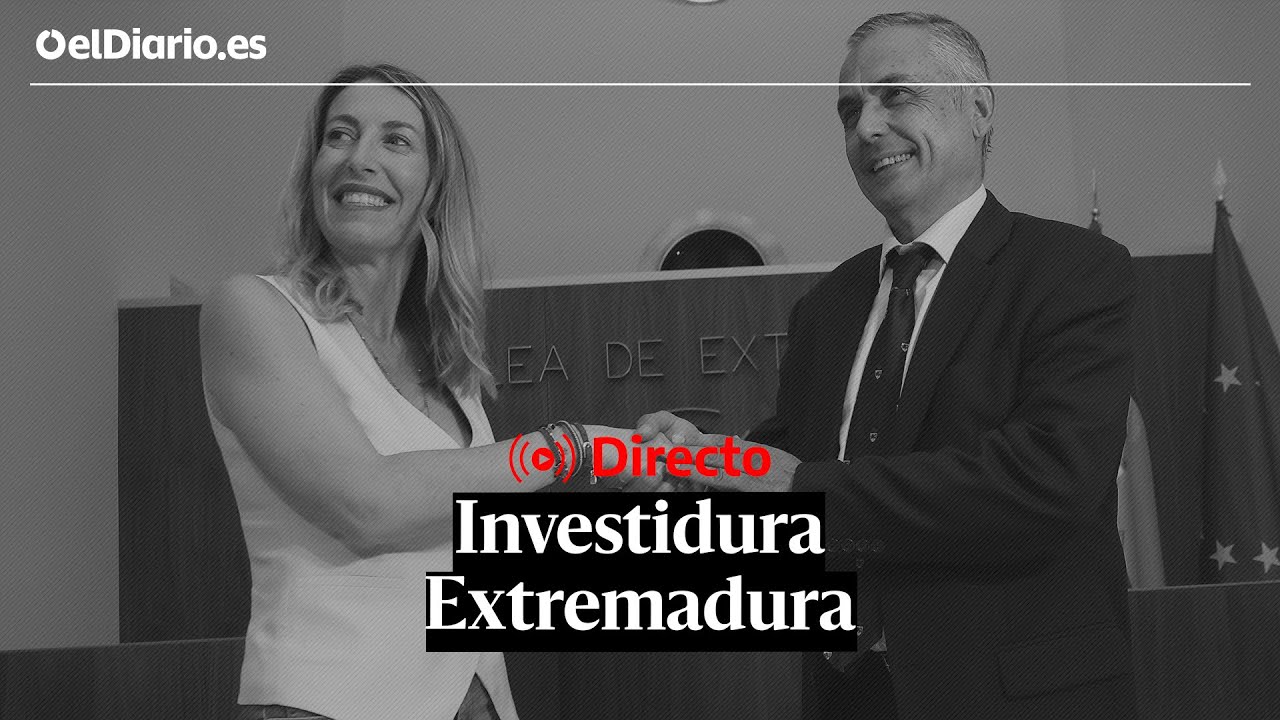 🔴 DIRECTO | Investidura de María Guardiola en Extremadura con el apoyo de Vox