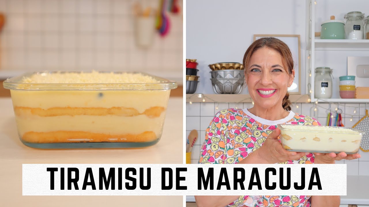 Tiramisu fresco de maracujá