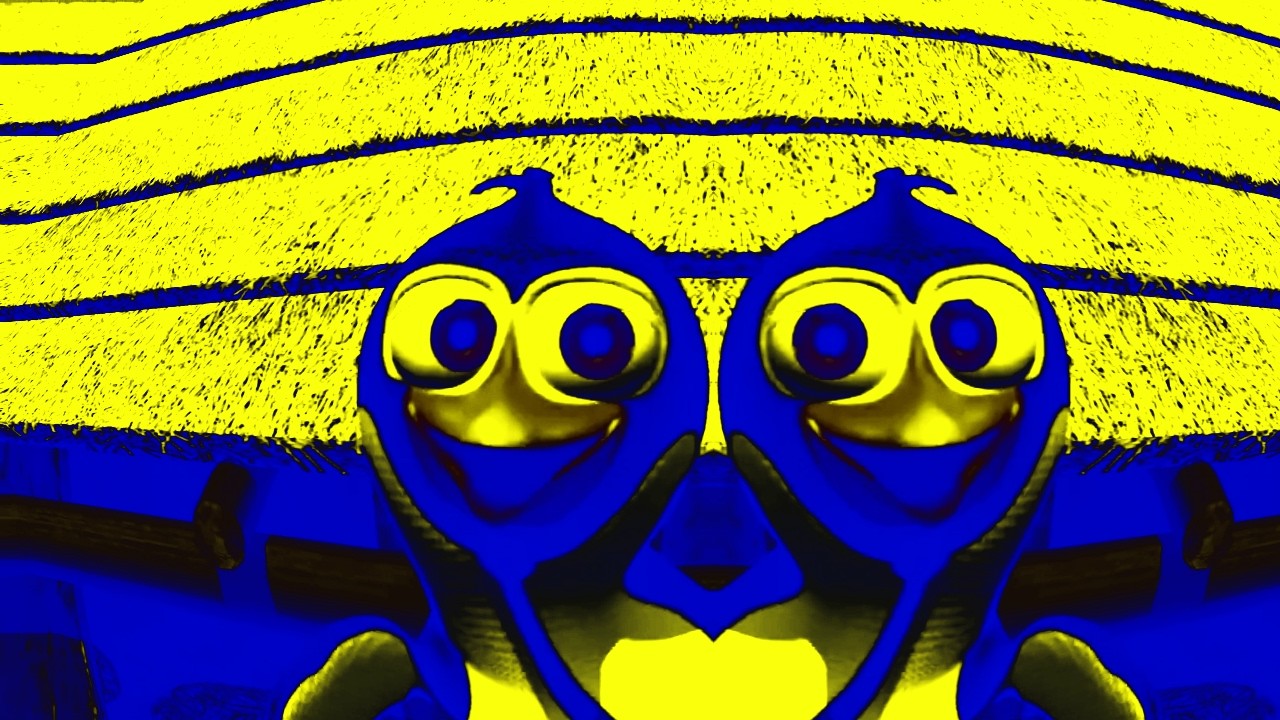 Танцевальные эффекты Penguin Pio Pio, вдохновленные эффектами Gamavision Csupo.