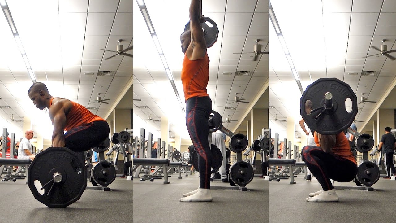 DEADLIFT TO MILITARY PRESS TO BACKSQUAT PAUSE  |  ALL IN ONE ROUTINE