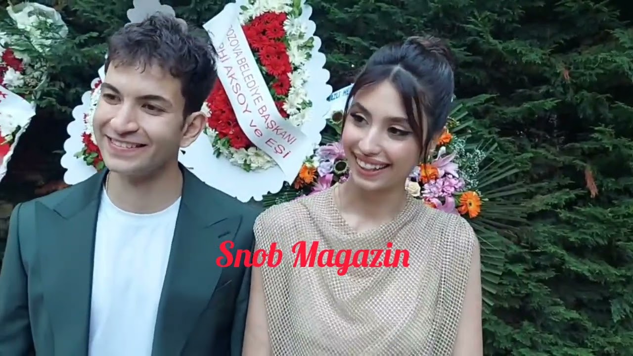 Nilsu Yılmaz ile Berk Ali Çatal, Cihan Şimşek-Sinem Şimşek'in düğününe katıldı