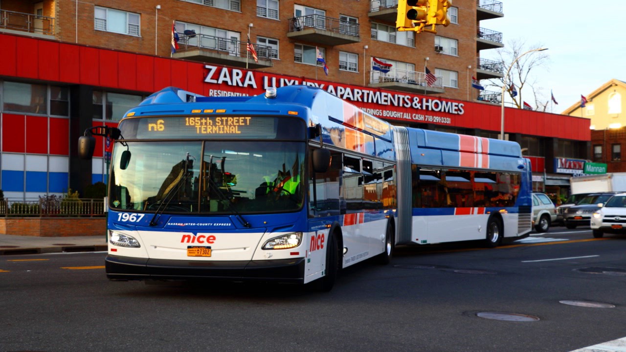 Nassau Inter-County Express 2017 New Flyer XN60 "Xcelsior" CNG Artic 1967 [ Audio Recording ]