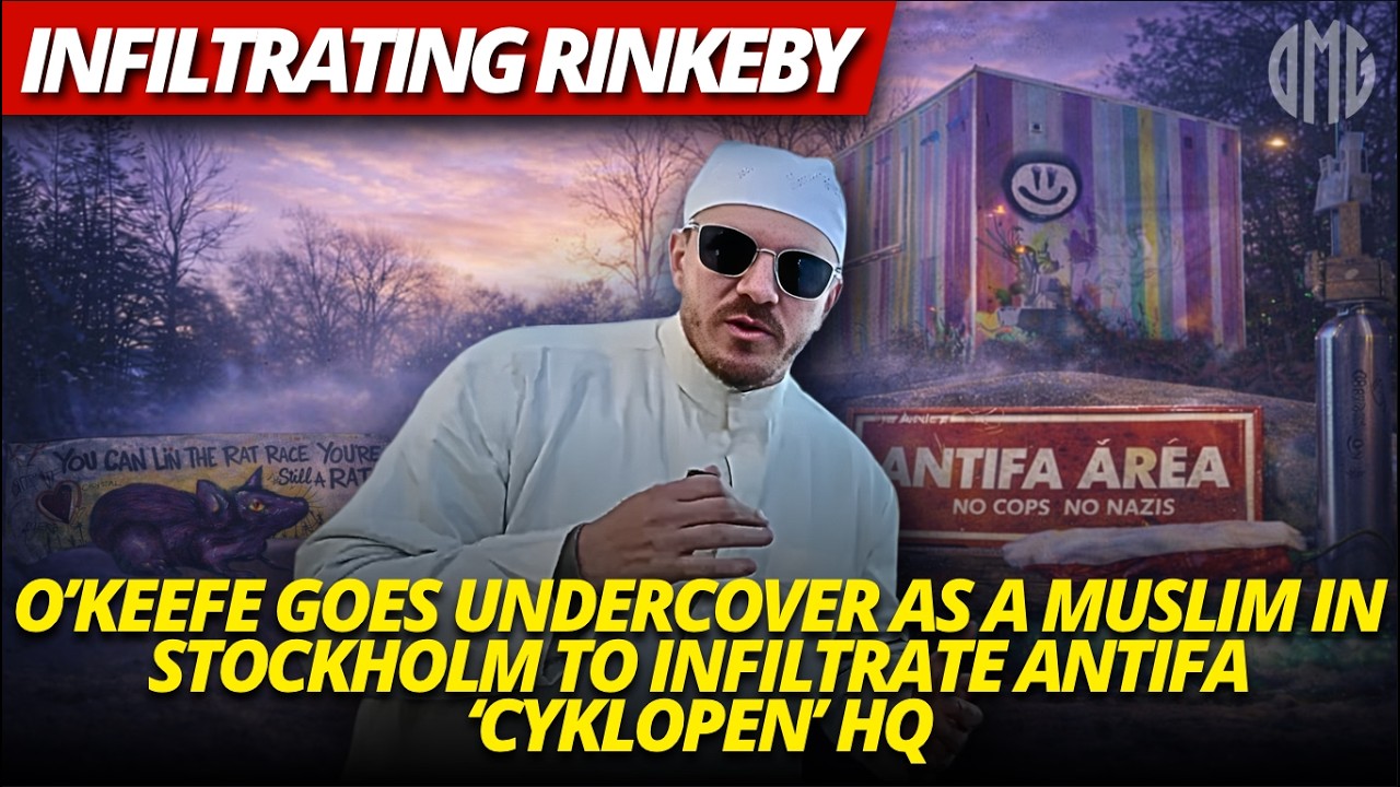 O&rsquo;Keefe Goes Undercover As A Muslim In Stockholm To Infiltrate ANTIFA &lsquo;Cyklopen&rsquo; HQ