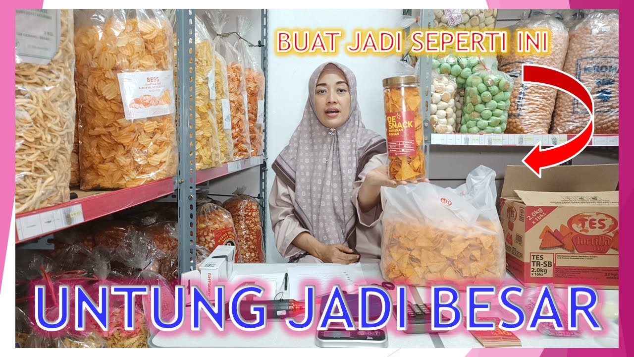 CARA MEMBUAT KEMASAN SNACK YANG MENARIK ❗❓ PELUANG USAHA SNACK TORTILA CHIPS UNTUK JUALAN