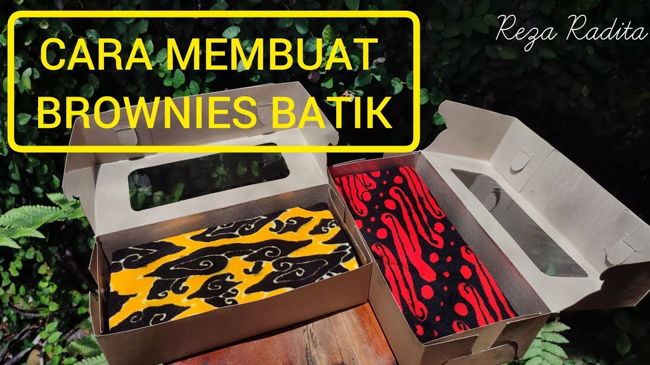 #1 Cara Membuat Brownies Batik - Tutorial Brownies Batik ( Disertai Resep)