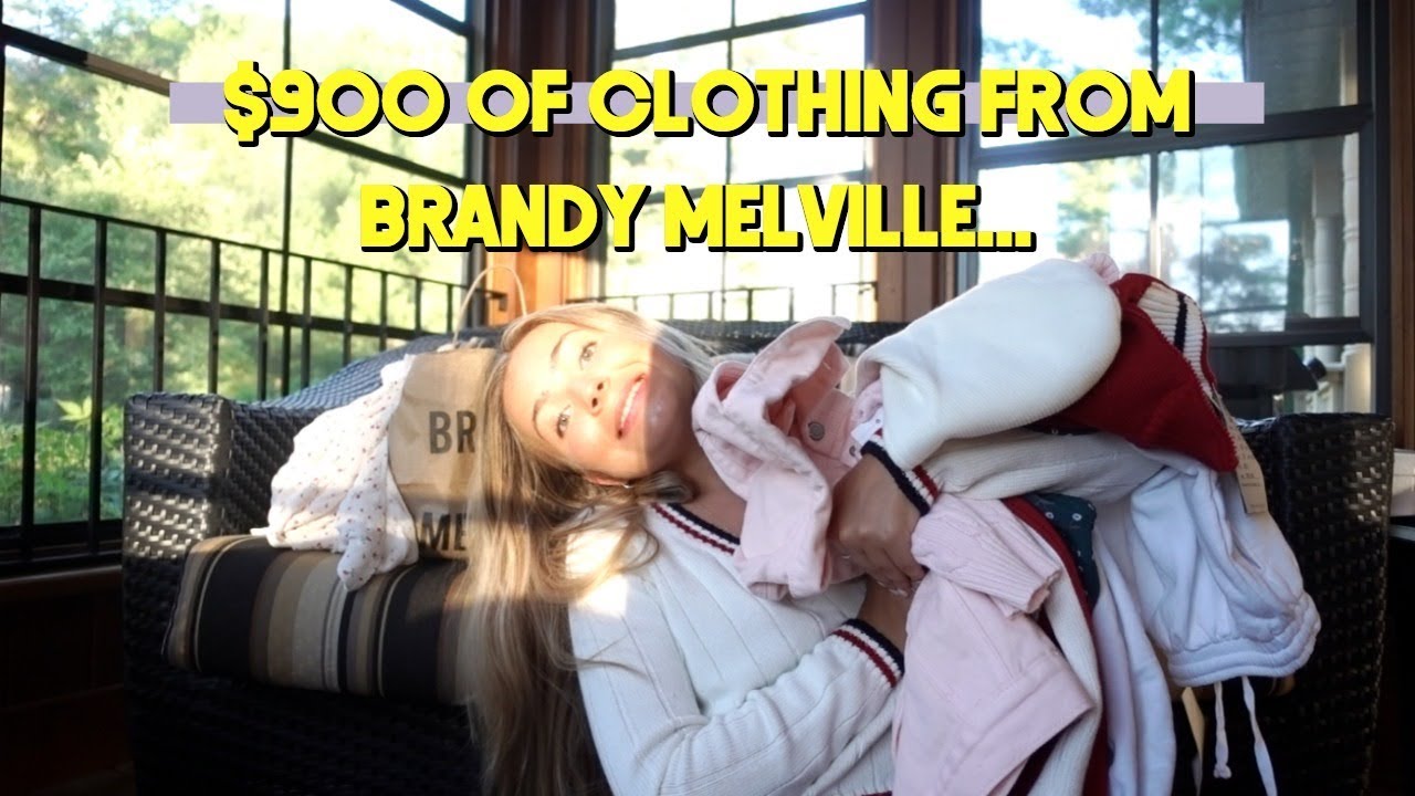HUGE $900 Brandy Melville Back to School Haul ☆ try on