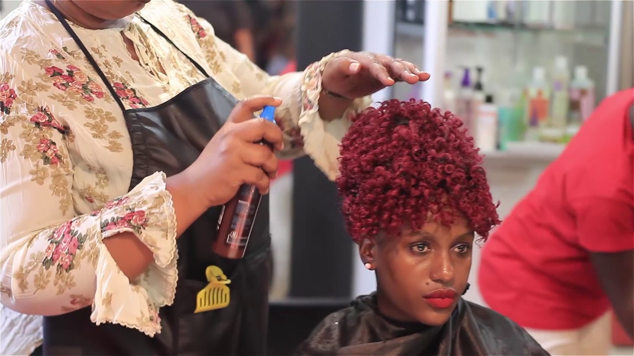 Marini Naturals - Hairstyling for Femi One..Miss Tippy Toe!