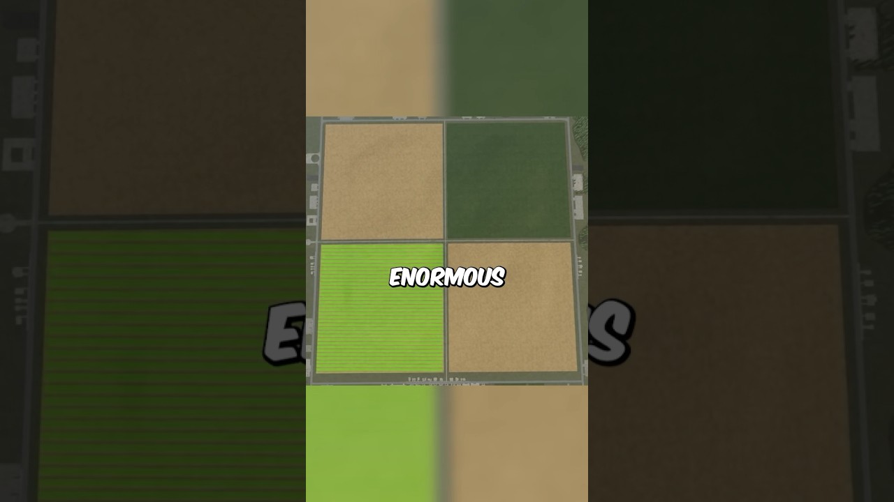 This is the BIGGEST field in #farmingsimulator22 #farming