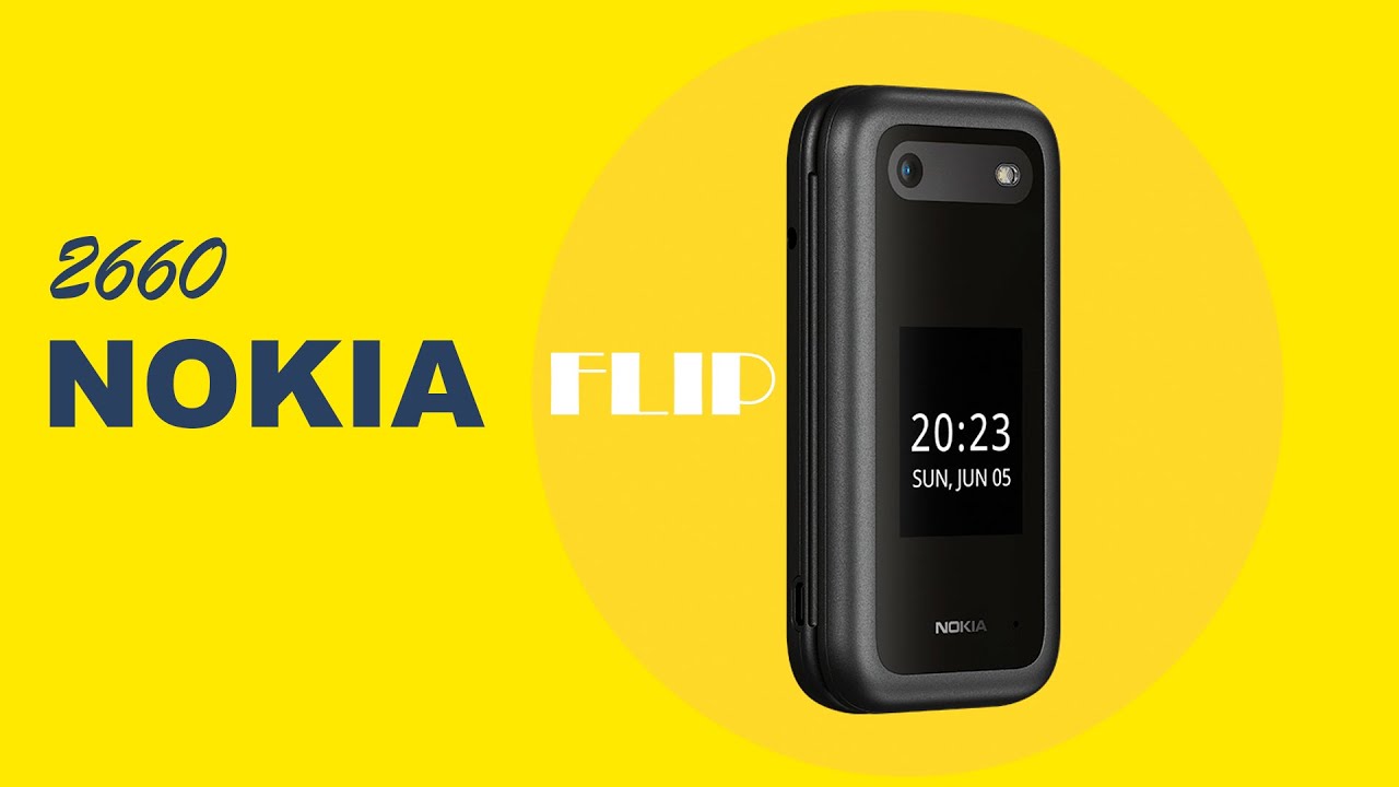 NOKIA 2660 flip | Кнопочный телефон раскладушка | Прочный корпус из поликарбоната
