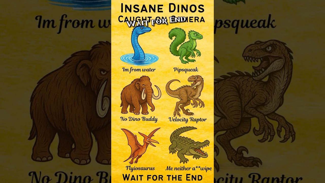 Insane DINOSAURS caught on Camera | PART ??? #comedyeffect