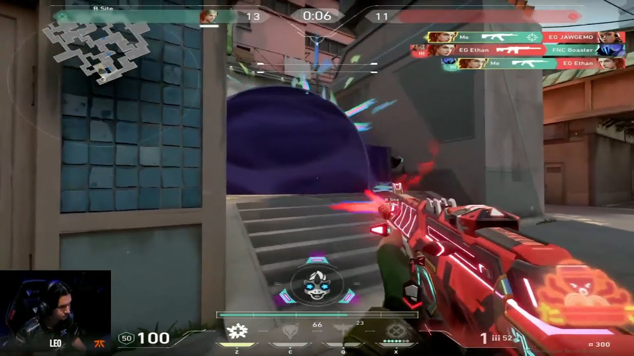FNC Leo insane 3K on the last round | FNC vs EG