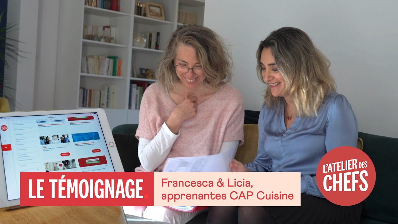 [À LA RENCONTRE DE NOS APPRENANTS] Découvrez Licia et Francesca, apprenantes du CAP Cuisine.