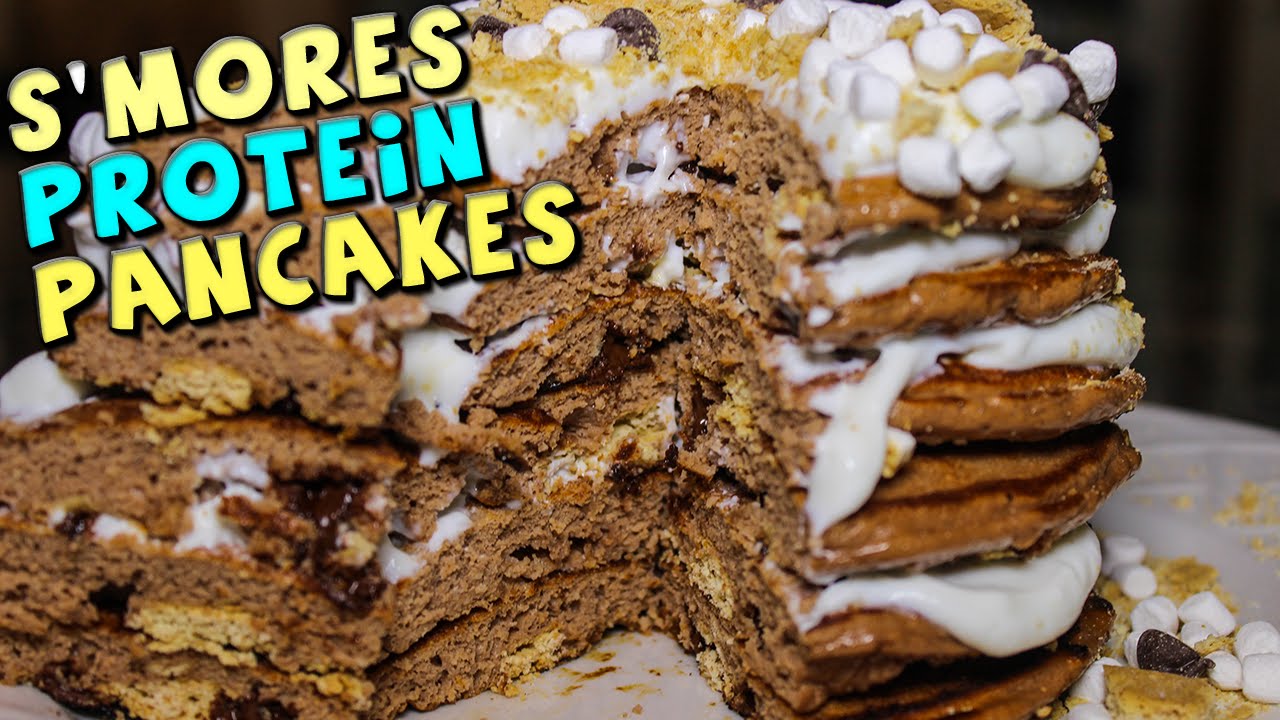Easy & Healthy S’mores Protein Pancakes