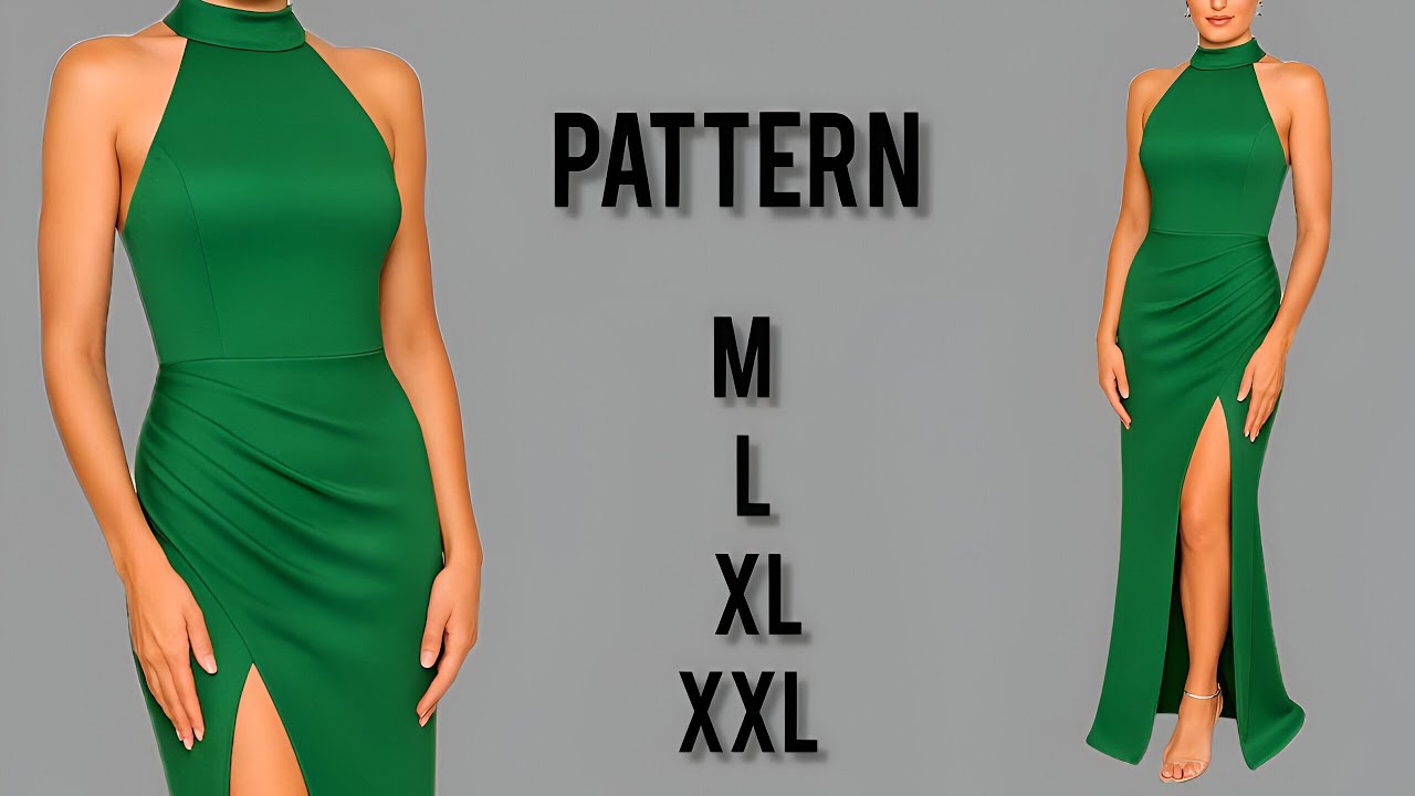 Evening Dress Pattern Tutorial✂️ &ndash; Step by Step for Beginners🙏