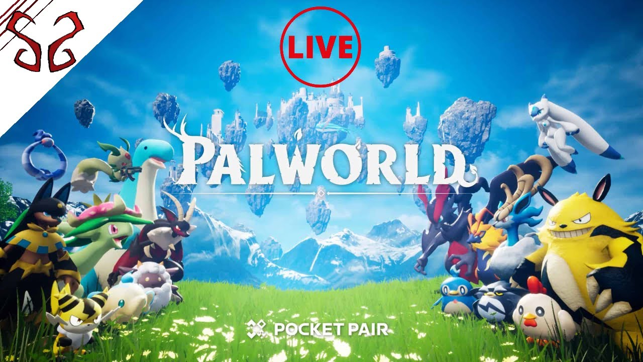When A Pokemon Fan Finally Tries Out Palworld [LIVE] | Palworld