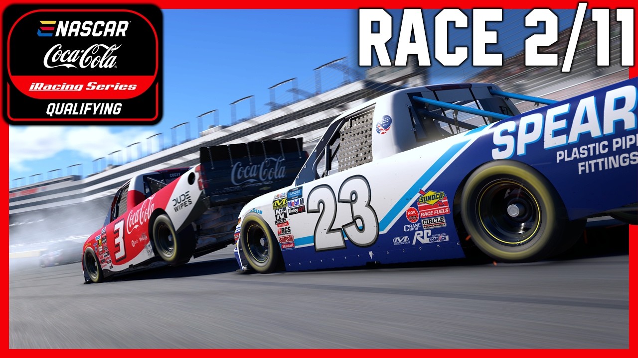 eNASCAR Coca-Cola iRacing Qualifying Series | Race 2/11 | Vegas 100 Laps | Full Stream Replay