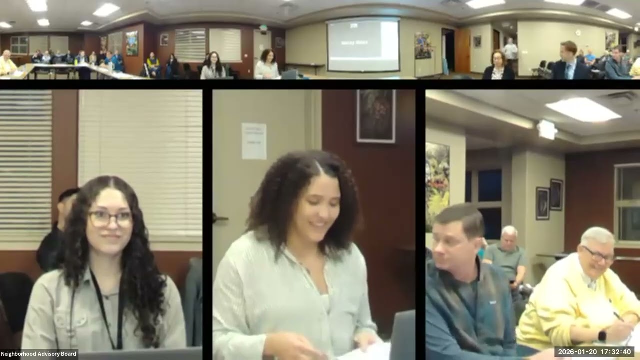 Ward 2 Neighborhood Advisory Board Meeting - January 20, 2026