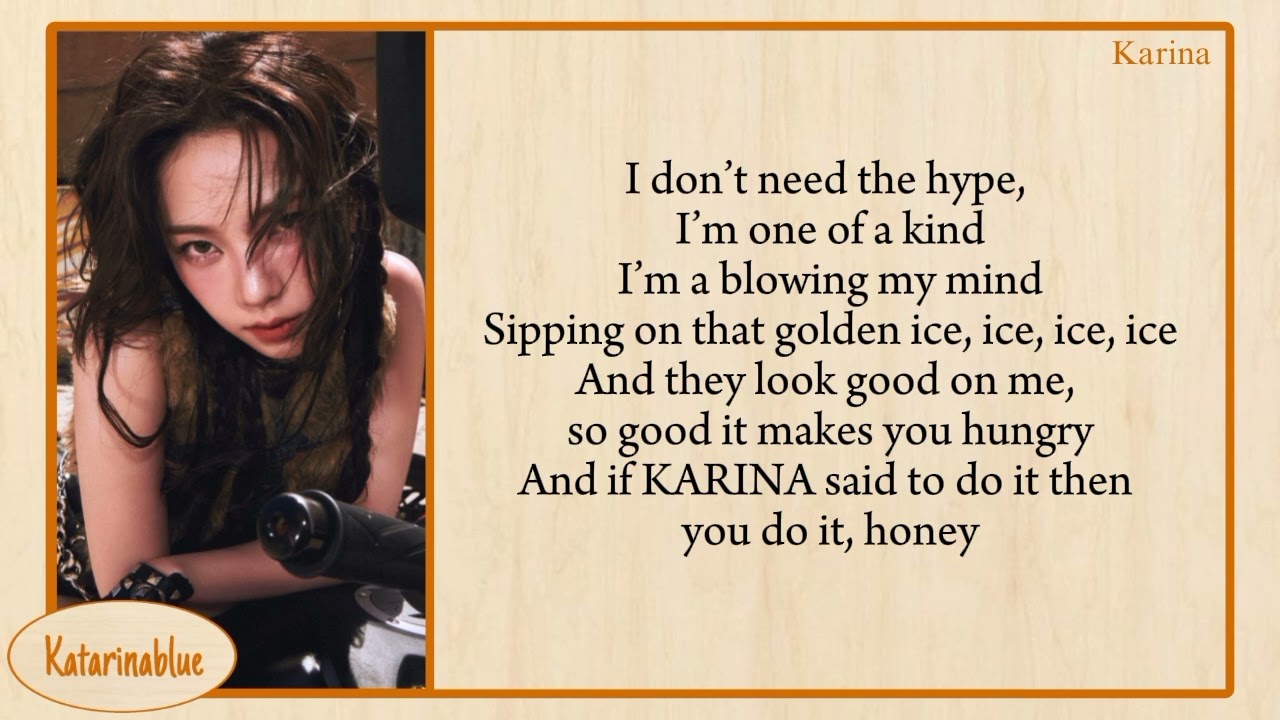 Karina 'Good Stuff' Easy Lyrics 