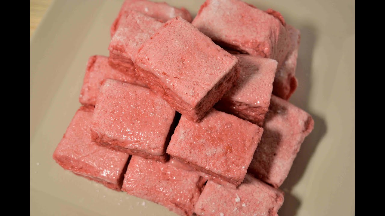 cherry marshmallow 🍒 воздушные вишневые конфеты 🍒