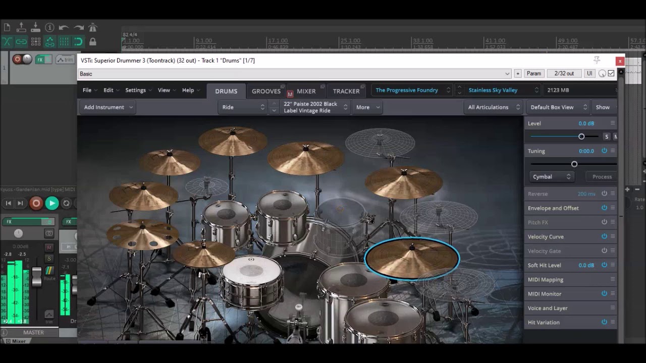 Kyuss Gardenia Drum Track
