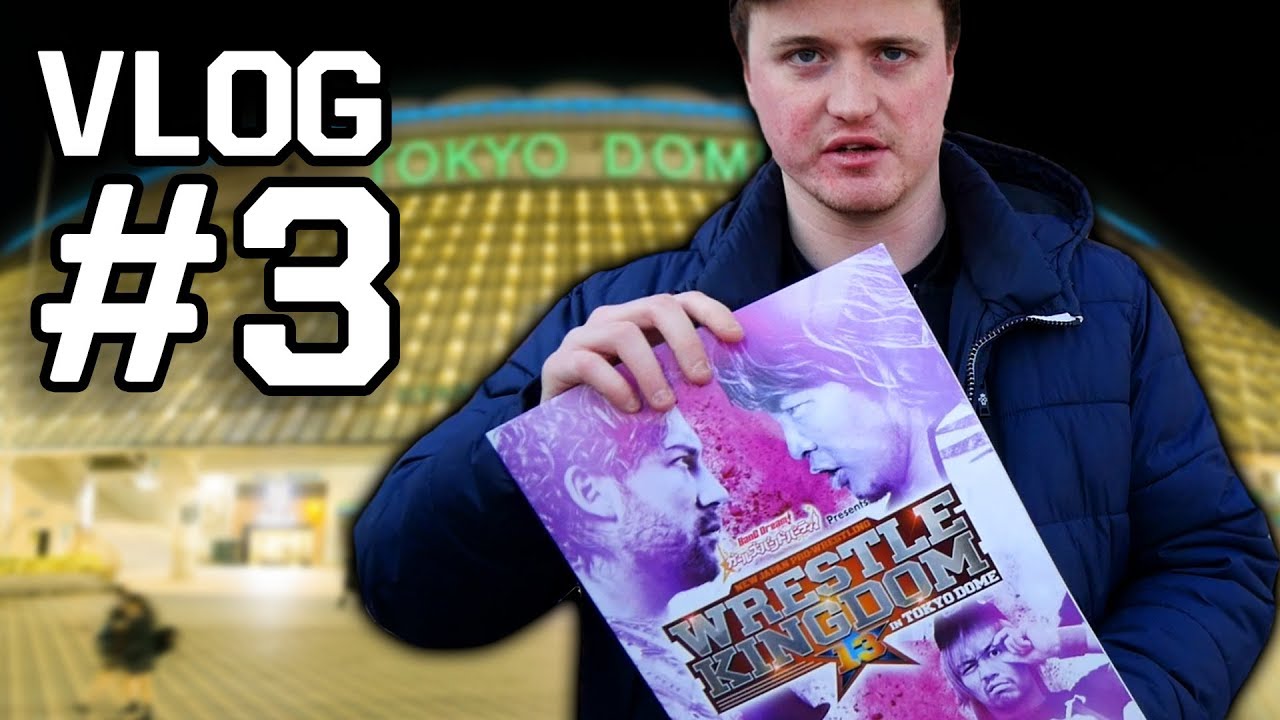 NJPW Wrestle Kingdom 13 Vlog #3: Pre-Wrestle Kingdom 13 Tokyo Dome Adventure!