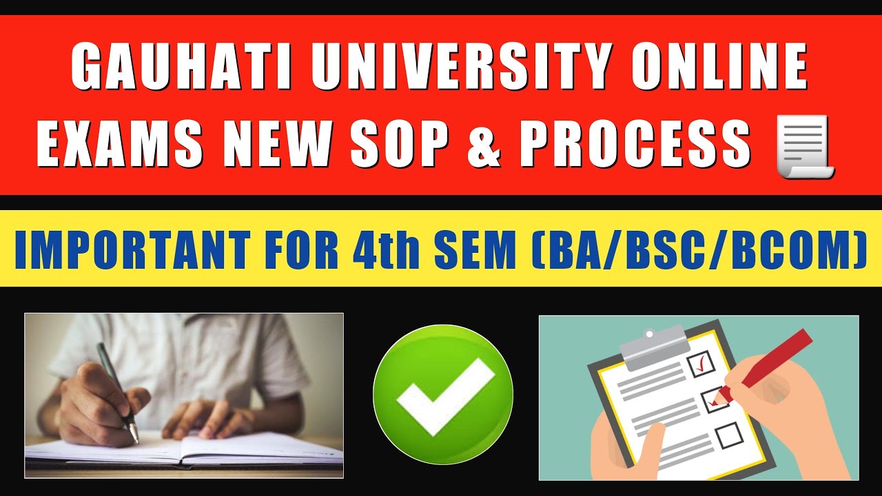 Gauhati University Online Exams 2021 Detailed Process & SOP 📃 | Guwahati University | Gu Exams 2021